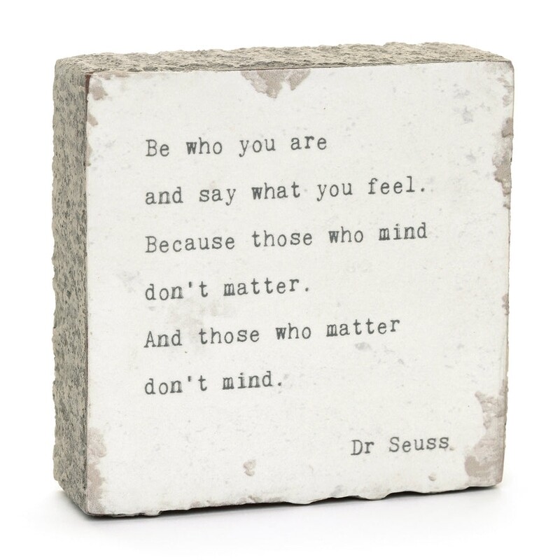 Cedar Mountain Little Gem - Be Who ( Dr. Suess)
