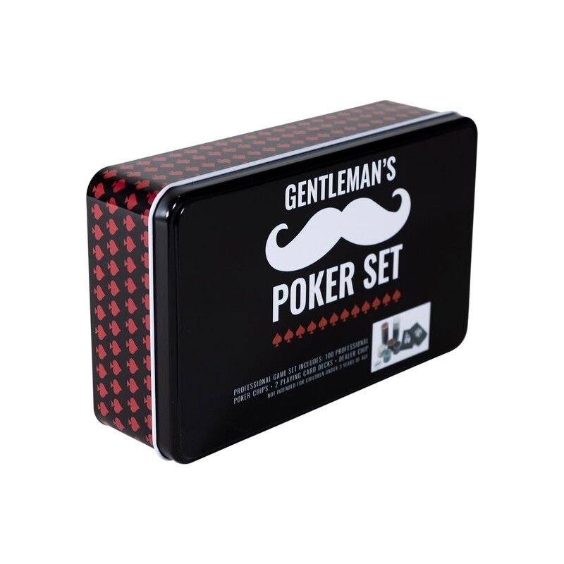 Mad Man | Men&#39;s Professional Poker In A Tin Set