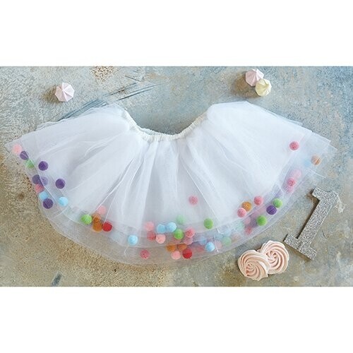 Stephan Baby | Tutu Skirt - Pom Pom (6-12 months)