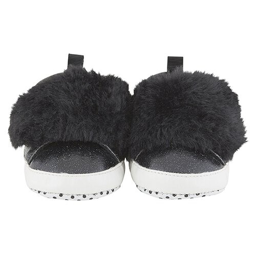 Stephan Baby | Shoes - Black Fur (6-12 months)