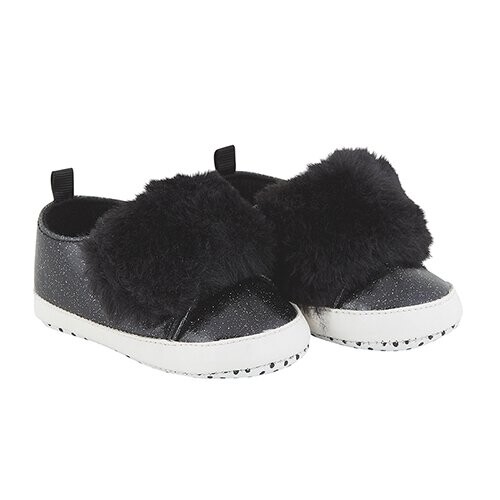 Stephan Baby | Shoes - Black Fur (6-12 months)