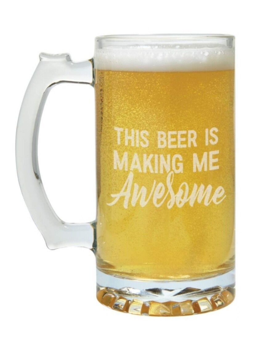 Carson Beer Mug - This Beer Is Making Me Awesome 