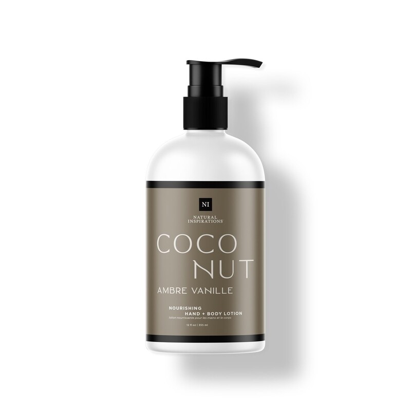 Natural Inspirations | Coconut Ambre Vanille Hand + Body Lotion