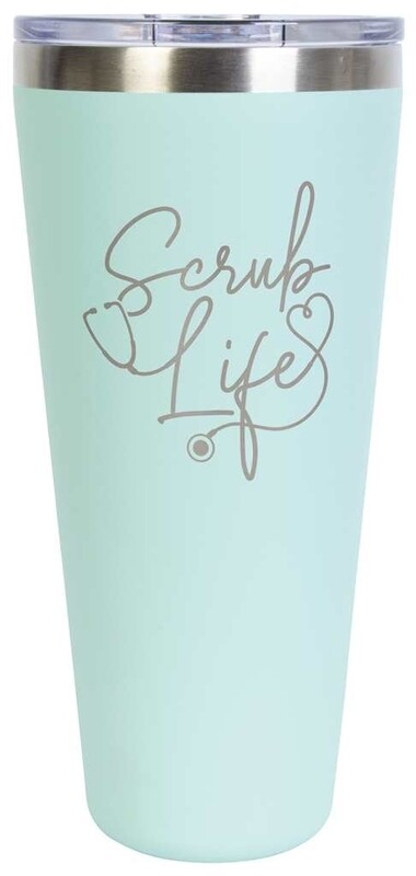 Carson 32oz Stainless Steel Tumbler - Scrub Life