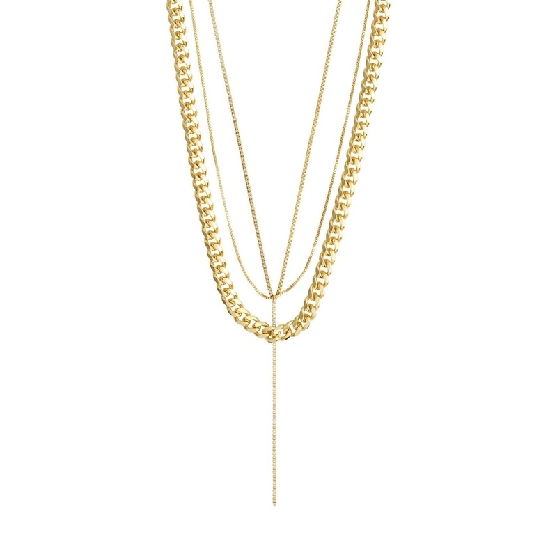 Pilgrim Gold Create Recycled 3-in-1 Necklace