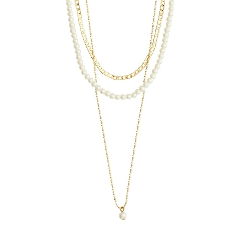 Pilgrim Gold Baker 3-in-1 Necklace