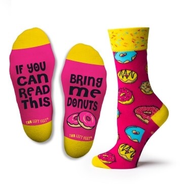 Two Left Feet - Everyday Socks (Big Feet) | Bring Me Donuts
