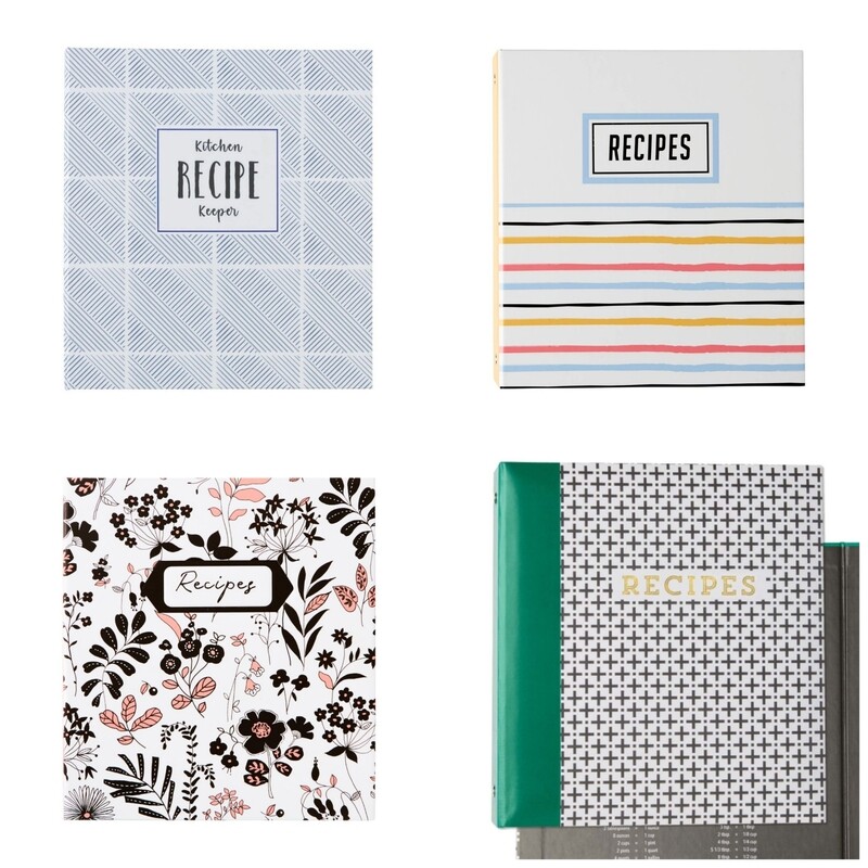 Pocket Page Recipe Book (Multiple Designs)