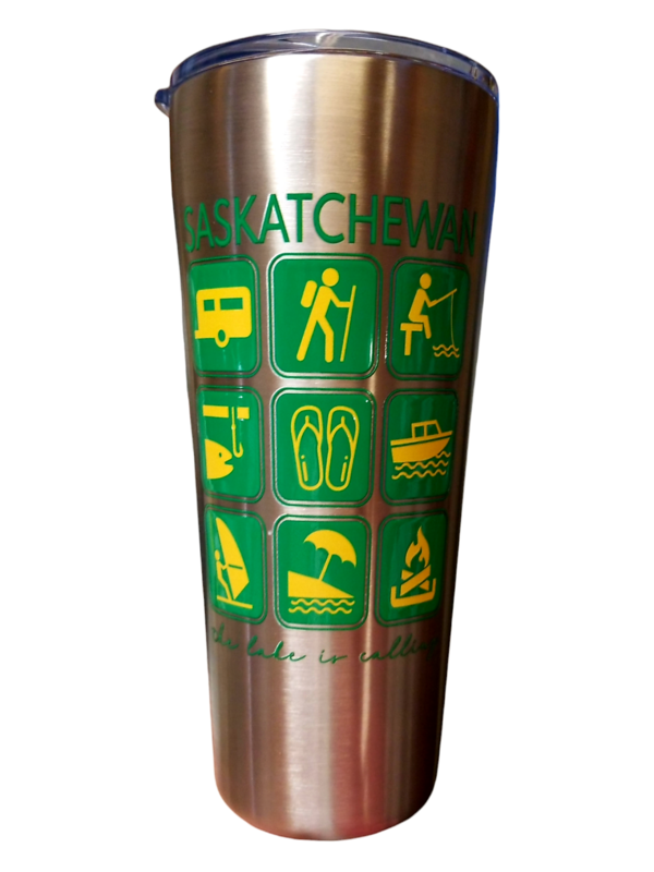 Carson 32oz Stainless Steel Tumbler - Saskatchewan - The Lake Is Calling