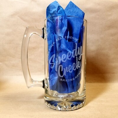 Carson Beer Mug - Speedy Creek - Good Time, Best Friends, Amazing Memories 