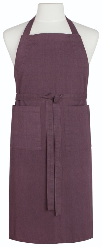 Danica Heirloom Stonewash Apron - Ash Plum