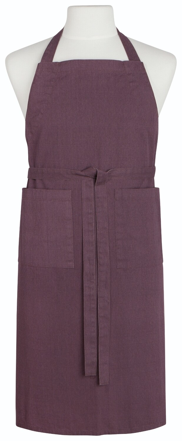 Danica Heirloom Stonewash Apron - Ash Plum