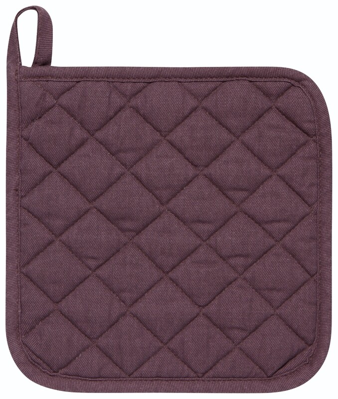 Danica Heirloom Stonewash Potholder - Ash Plum
