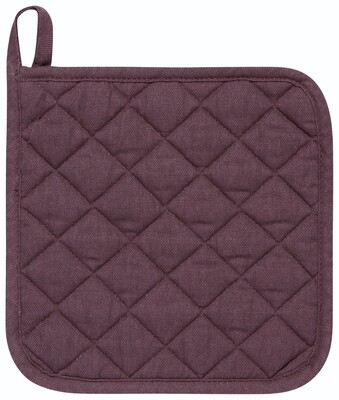 Danica Heirloom Stonewash Potholder - Ash Plum