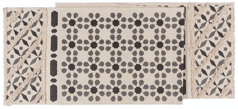Danica Heirloom 72&quot; Mosaic Table Runner | Shadow
