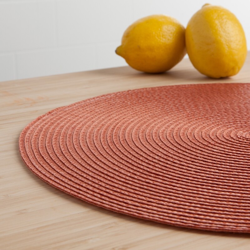 Now Designs Disko Placemat | Rust