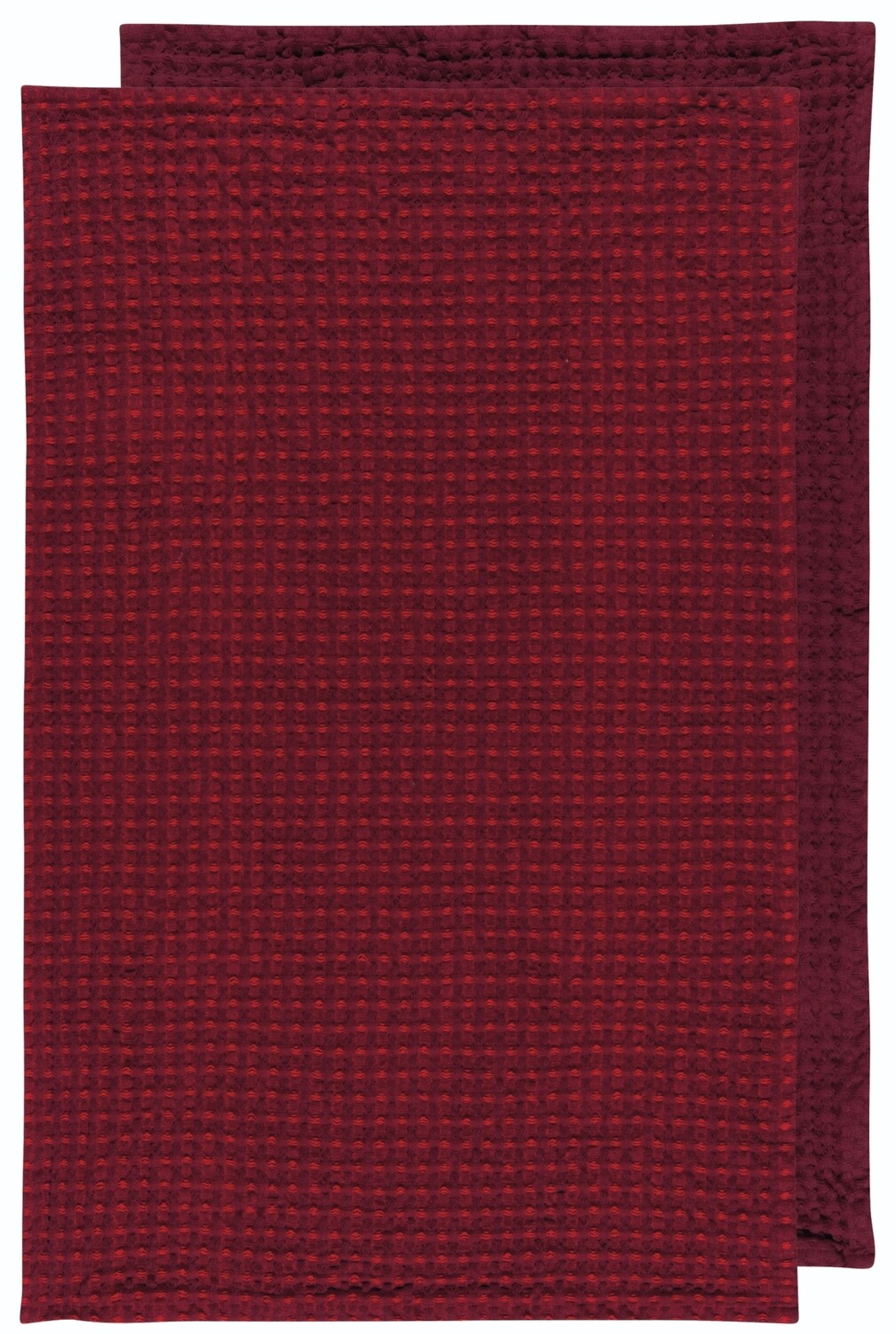 Now Designs Second Spin Waffle Dishtowels (Set of 2) - Burgundy
