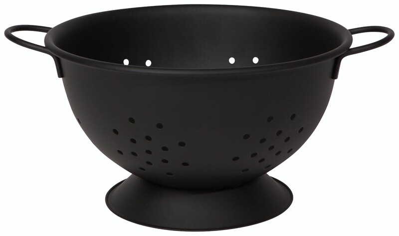 Now Designs 2.69qt Colander | Matte Steel Black