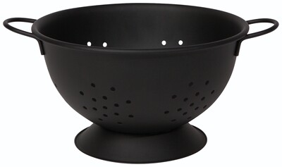 Now Designs 2.69qt Colander | Matte Steel Black