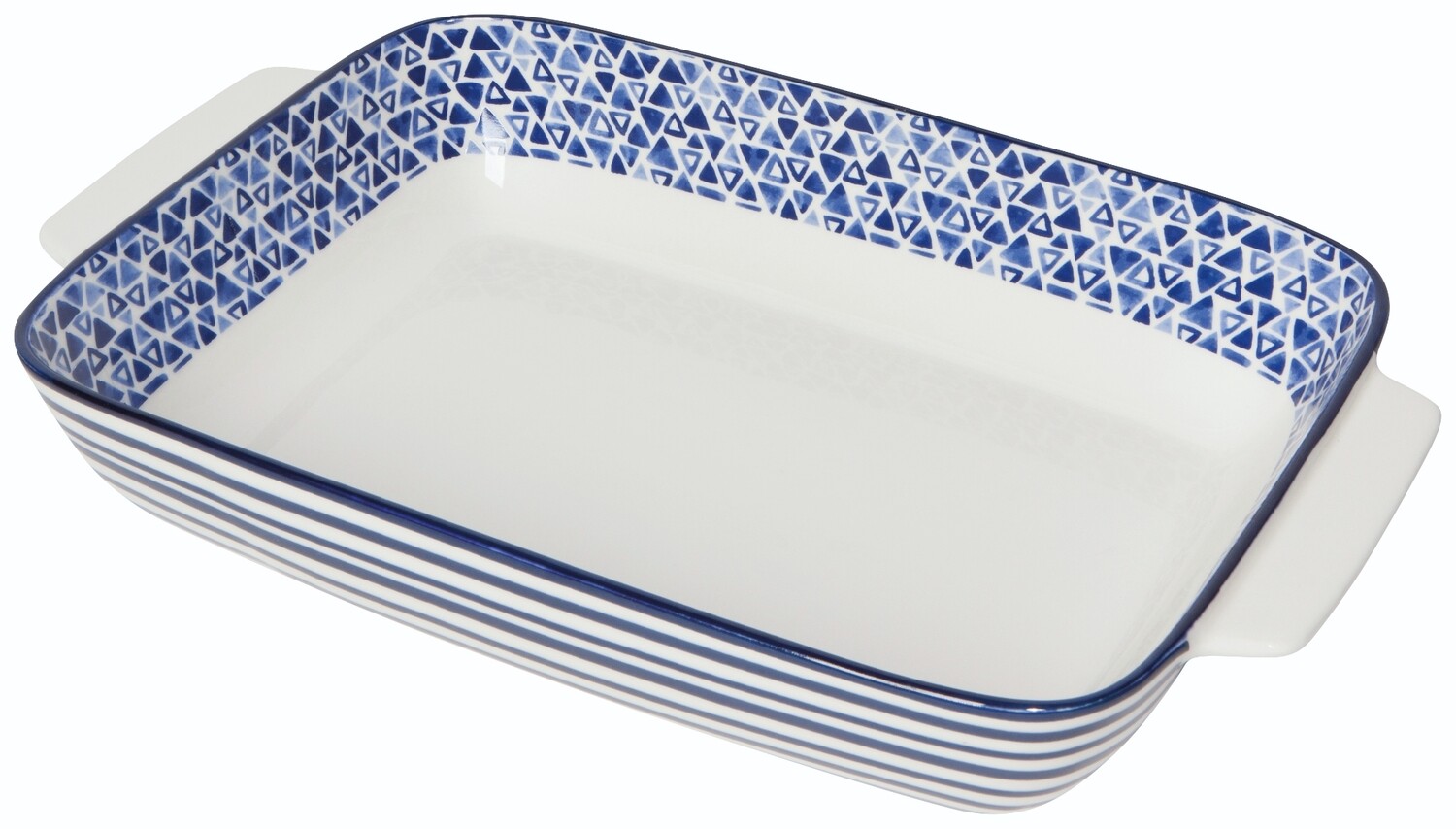 Now Designs Baking Dish | Indigo Triangles