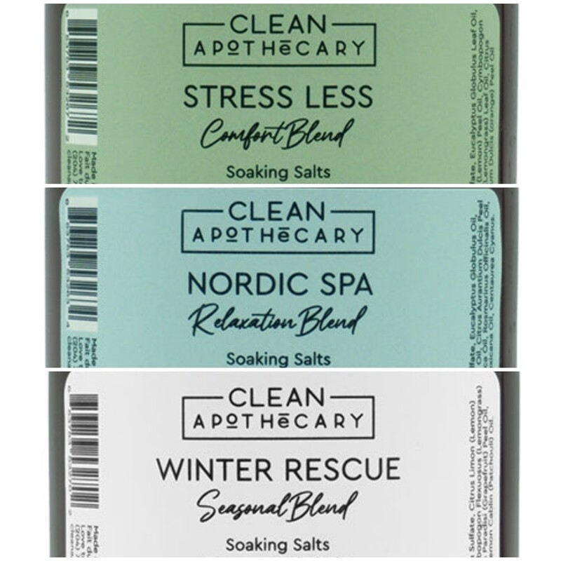 Clean Apothecary | Soaking Bath Salts