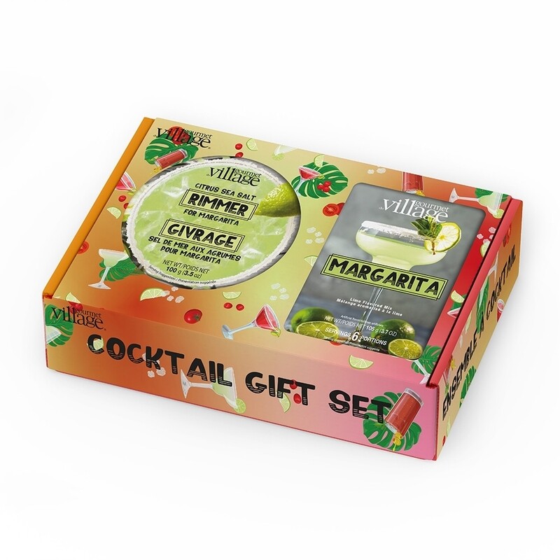 Gourmet du Village - Margarita Mix Gift Set (Drink Mix &amp; Rimmer)