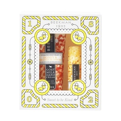 Beekman 1802 Hand Cream & Lip Balm Set | Honey & Orange Blossom