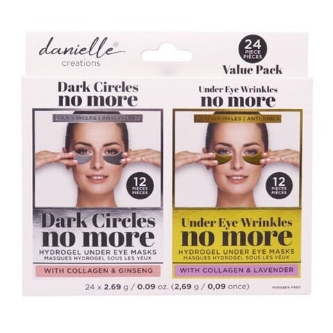 Danielle Creations | Hydrogel Under Eye Masks - Dark Circles/Under Eye Wrinkles (24pc)
