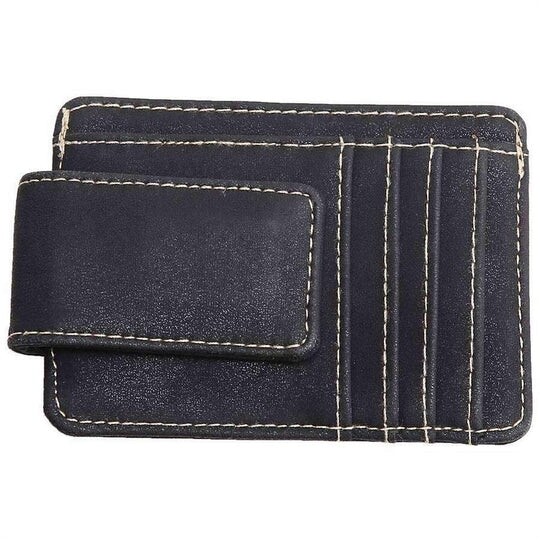 Mad Man | Leather Money Clip With Card Slots And Bill Holder