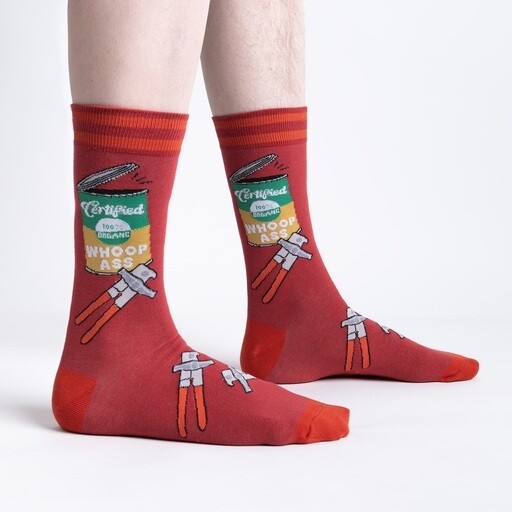 Sock It To Me - Men's Crew Socks | Opening Up A Can