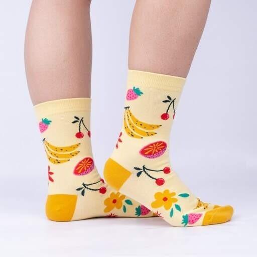 Sock It To Me - Women's Crew Socks | Fruity Bloom