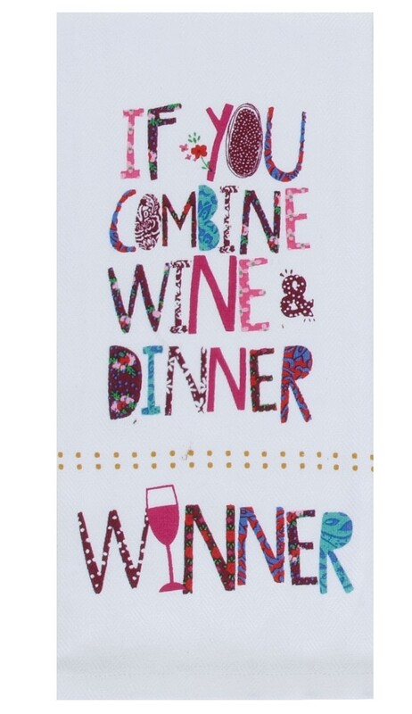 Kay Dee Designs Tea Towel | Wine &amp; Dinner