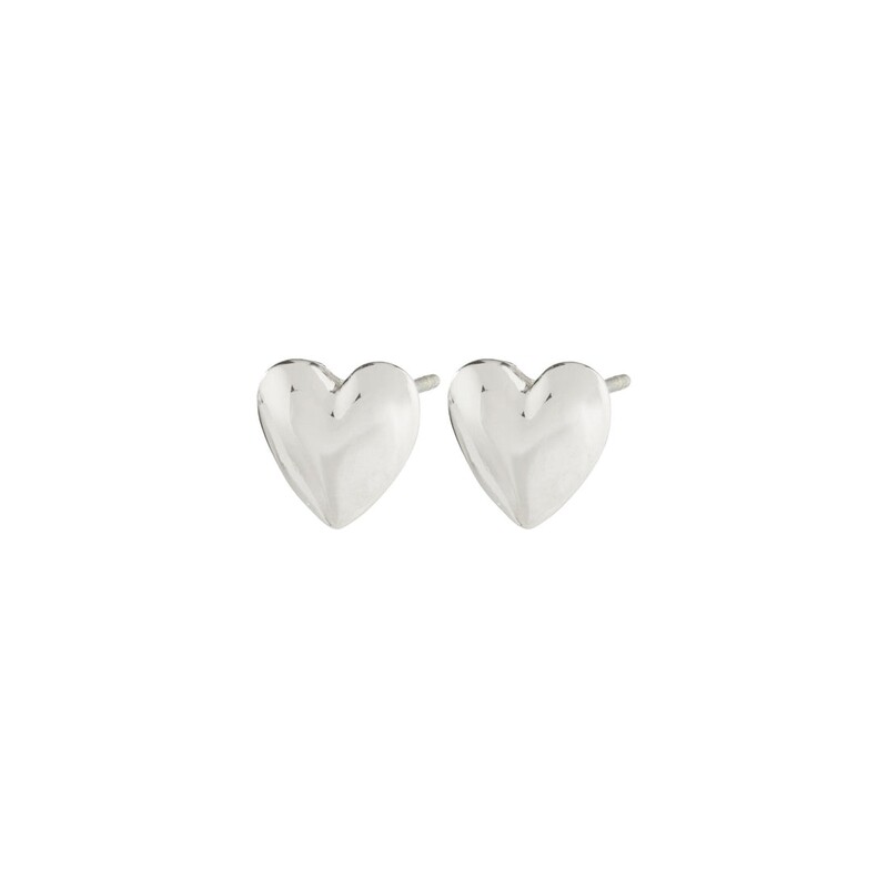 Pilgrim Silver Sophia Heart Earrings