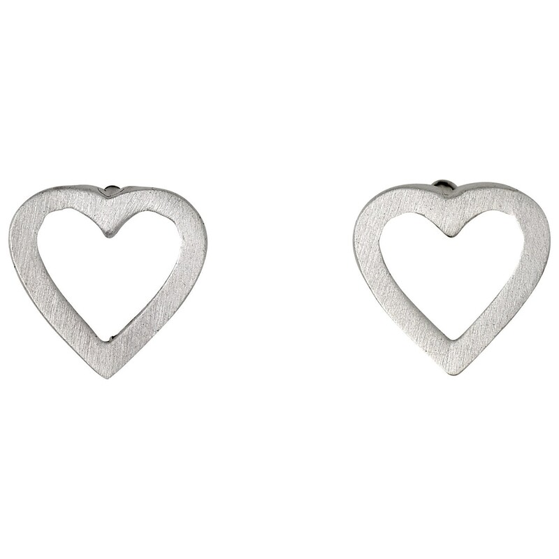 Pilgrim Silver Sophia Recycled Tiny Heart Stud Earrings