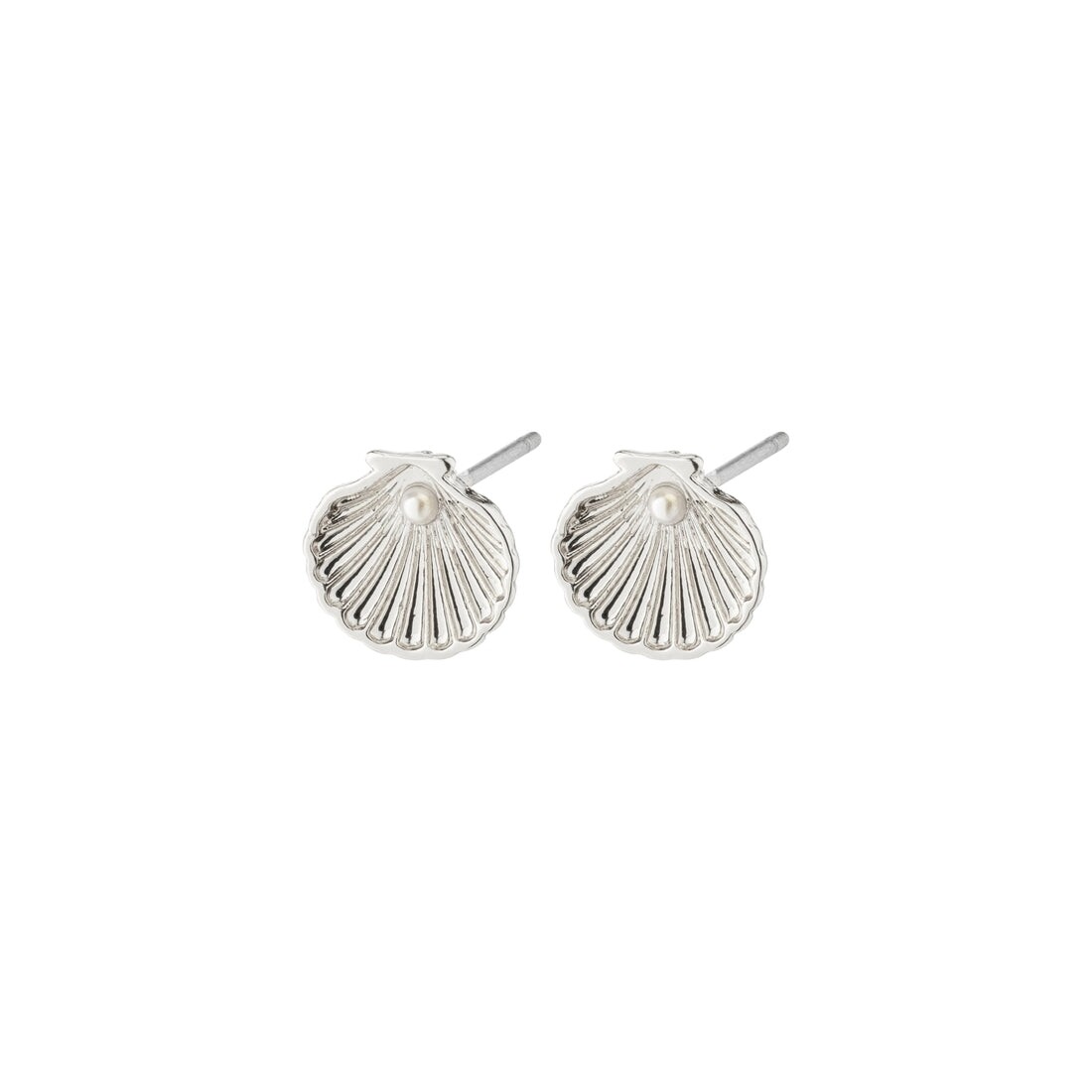 Pilgrim Silver Opal Recycled Seashell Earrings