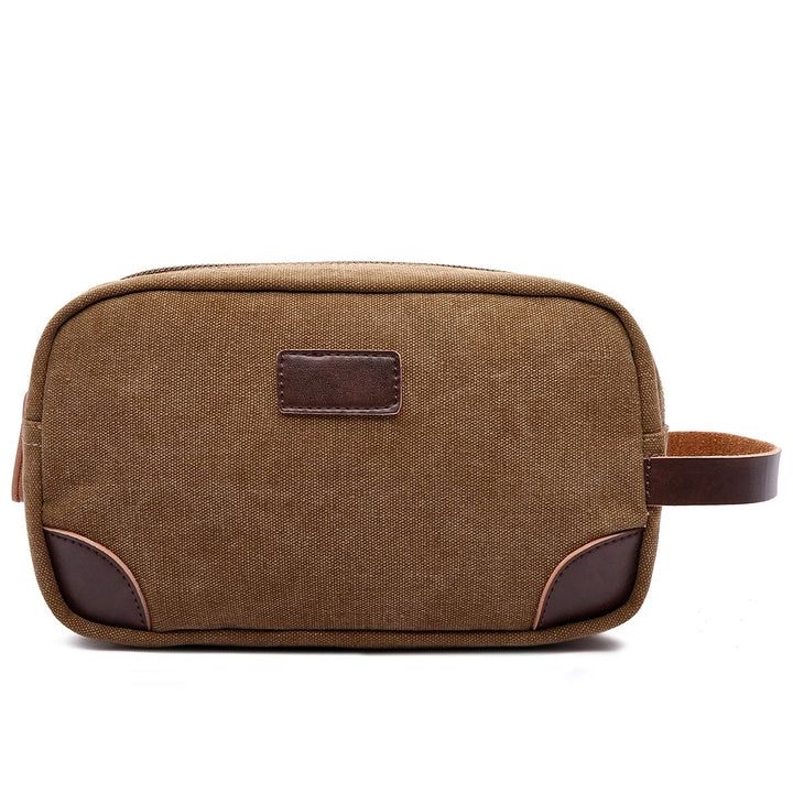Mad Man | Canvas and Leather Toiletry Bag (Multiple Colors)