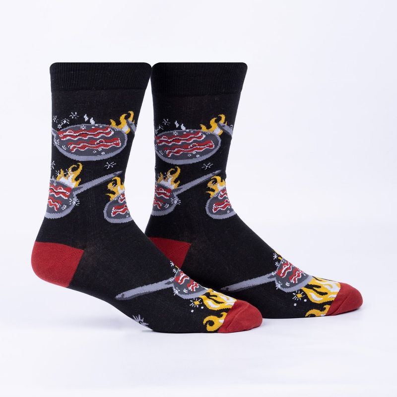 Sock It To Me - Men&#39;s Crew Socks | You&#39;re Bacon Me Hungry