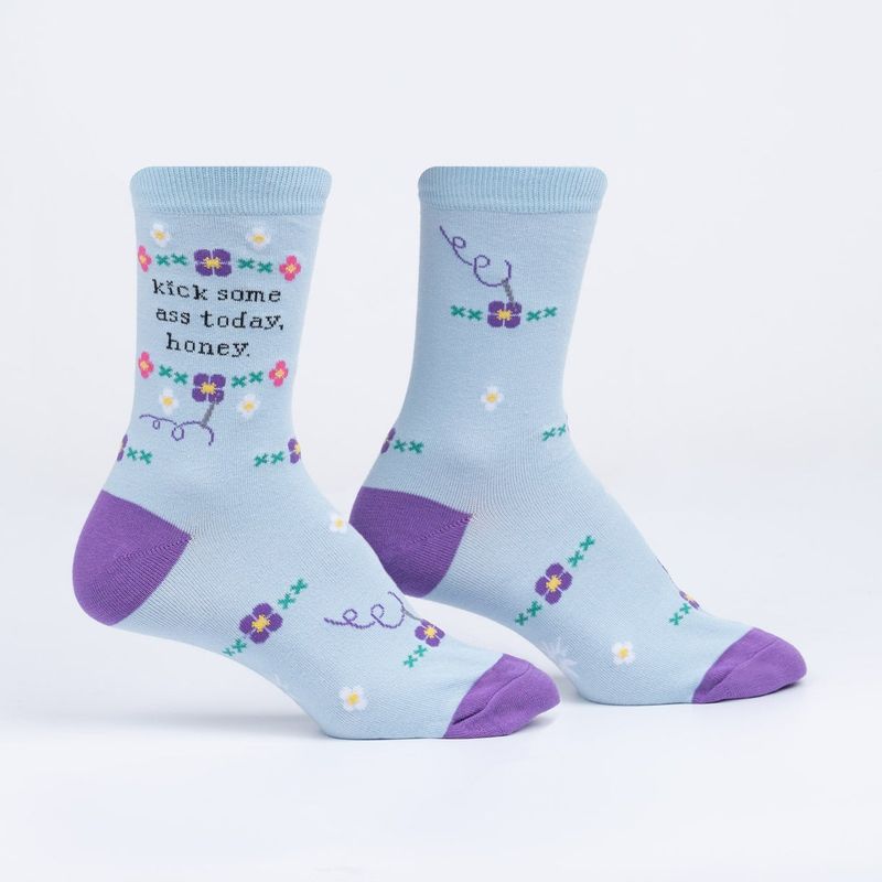 Sock It To Me - Women&#39;s Crew Socks | Kick Some Ass Today