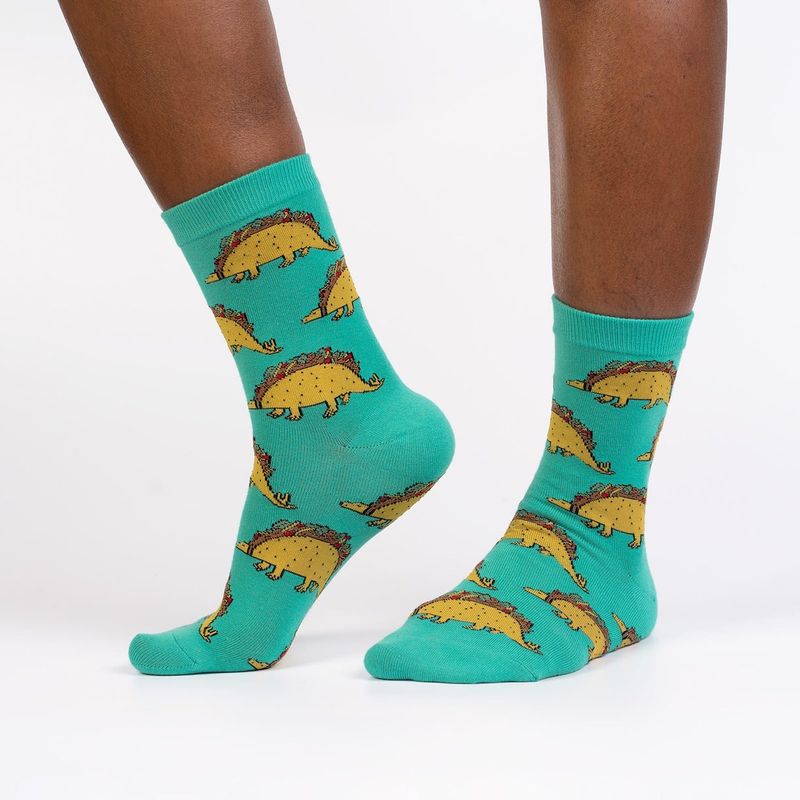 Sock It To Me - Women's Crew Socks | Tacosaurus
