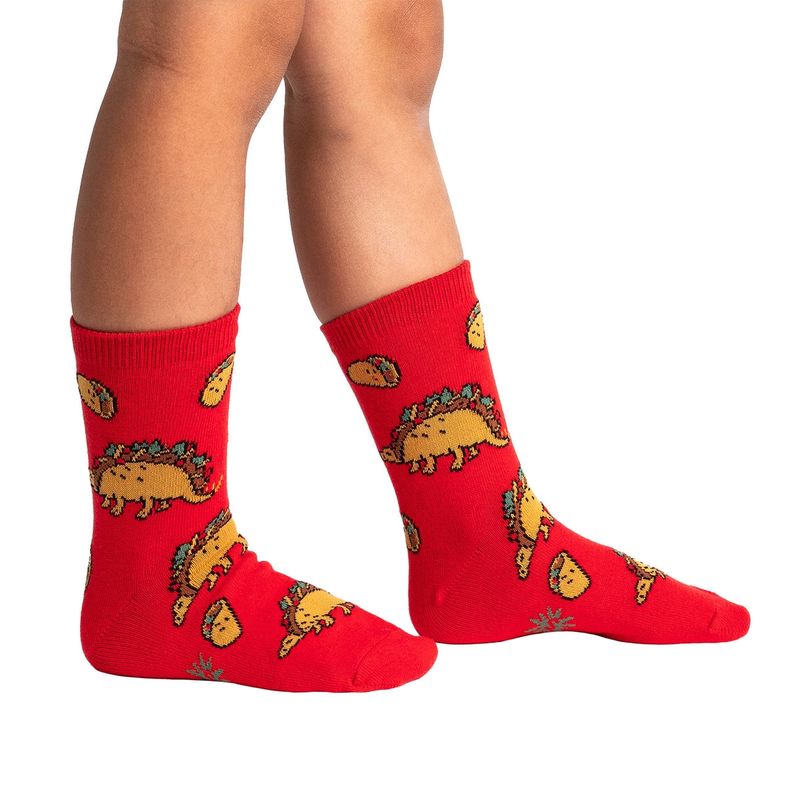 Sock It To Me - Junior Crew Socks (Set of 3) | Tacosaurus