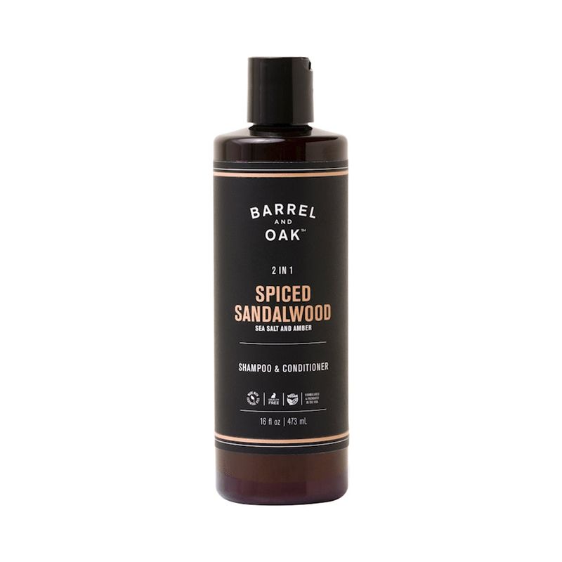 Barrel &amp; Oak | 2-in-1 Shampoo and Conditioner 16 fl oz - Spiced Sandalwood