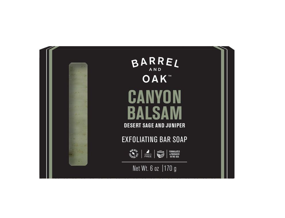 Barrel &amp; Oak | Exfoliating Bar Soap 6oz - Canyon Balsam