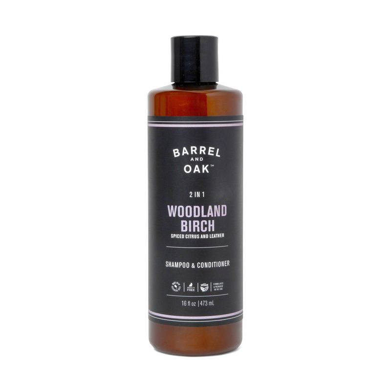 Barrel &amp; Oak | 2-in-1 Shampoo and Conditioner 16 fl oz - Woodland Birch