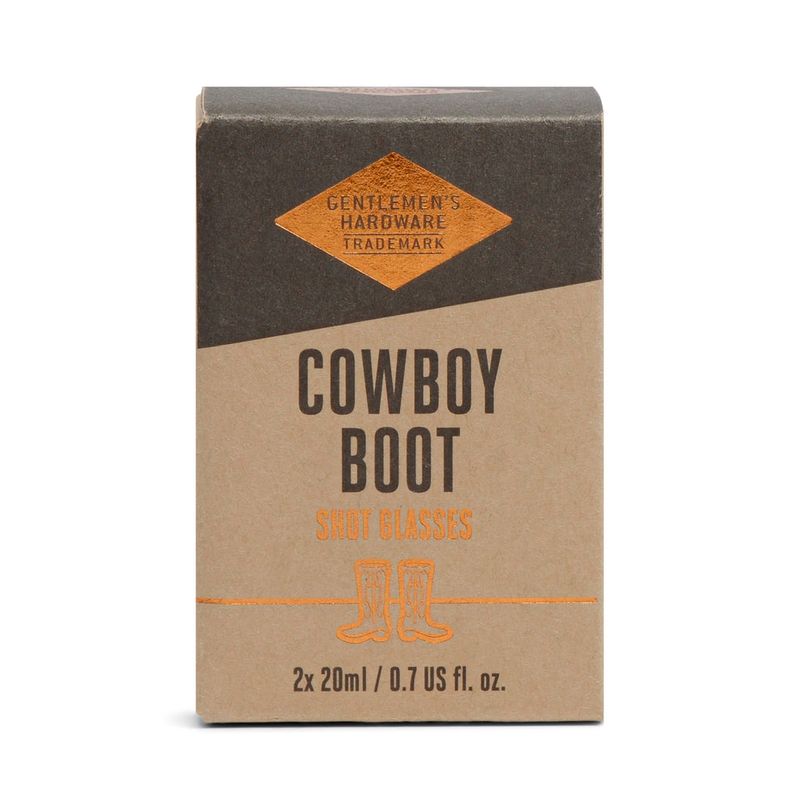 Gentlemen&#39;s Hardware | Cowboy Boot Shot Glasses (Set of 2)