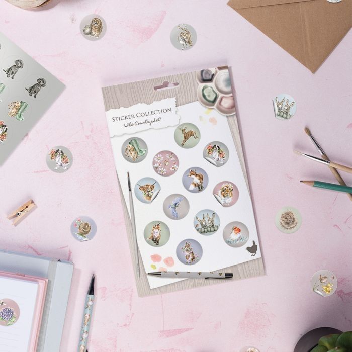 Wrendale Designs | &#39;The Country Set&#39; Country Animal Stickers