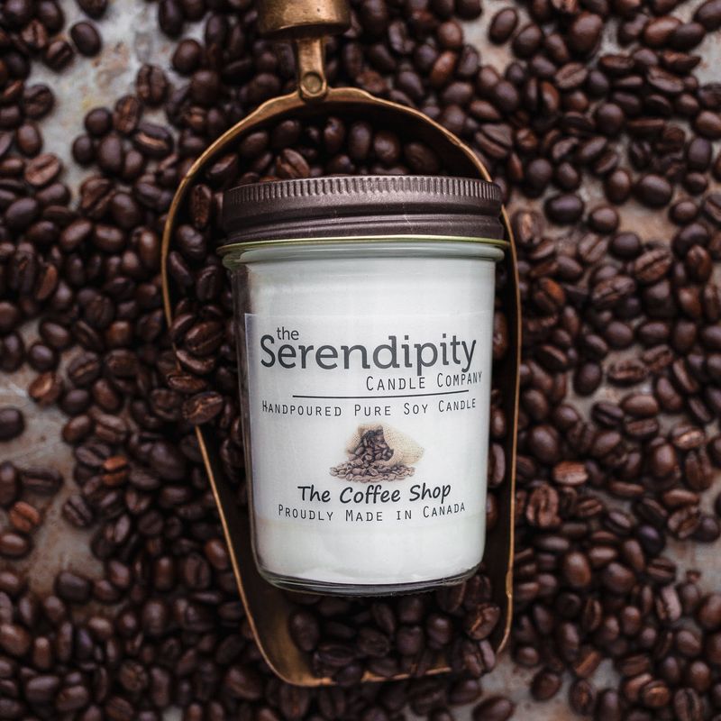 Serendipity 8 oz Soy Candle Jar | The Coffee Shop