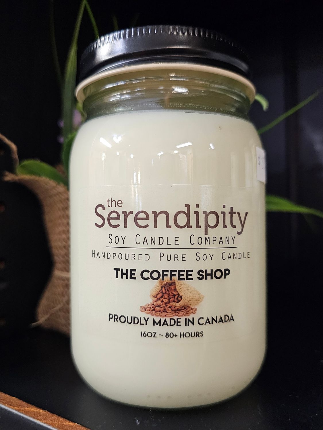 Serendipity 16 oz Soy Candle Jar | The Coffee Shop