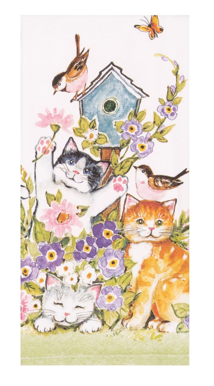 Kay Dee Designs Duel Purpose Terry Towel | Cat - Curious Kittens