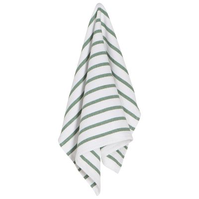 Now Designs Basketweave Dishtowel - Elm Green