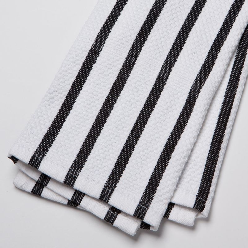 Now Designs Basketweave Dishtowel - Black